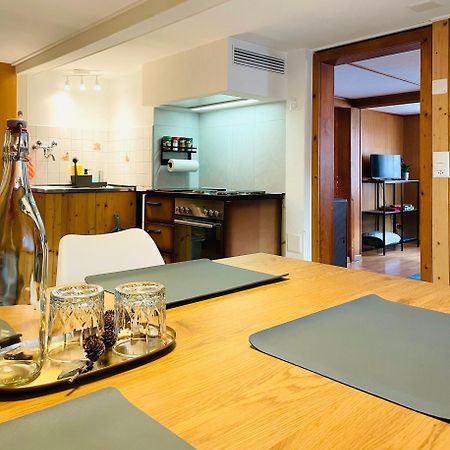 Lovely & Great Equipped Wooden Alp Chalet Flat Кандерштег Экстерьер фото